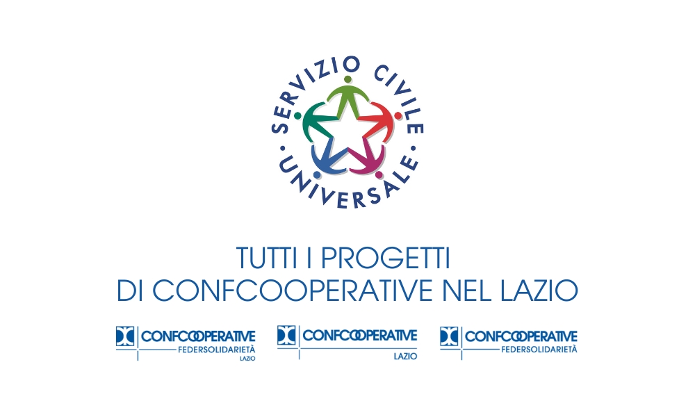 Servizio Civile Universale, tutti i progetti di Confcooperative nel Lazio