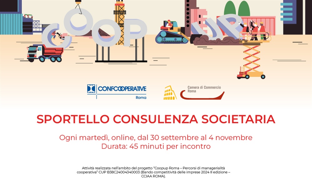 Coopup Roma - Sportello di consulenza gratuito